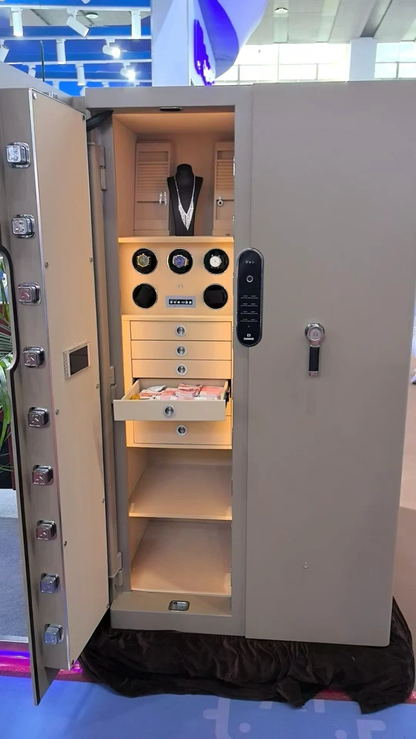 Large Beige Security Safe with Watch Winders and Jewelry Drawers - photo 2