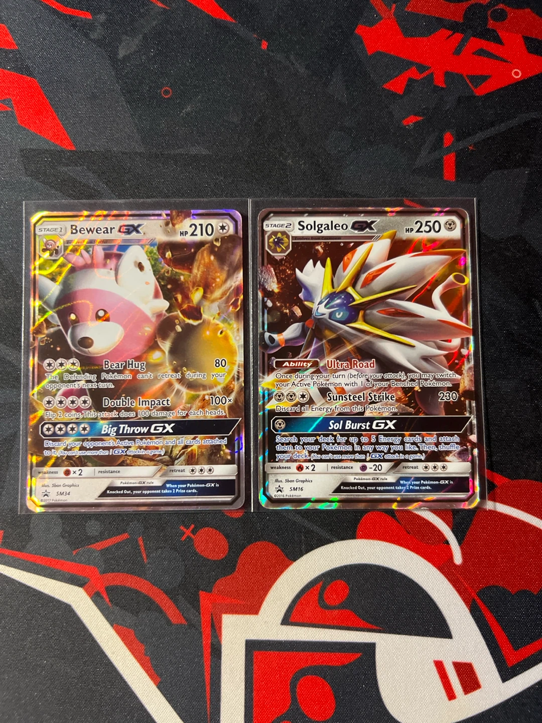 14 Pokemon Card GX/EX Bundle Rough to Near Mint Condition - photo 5