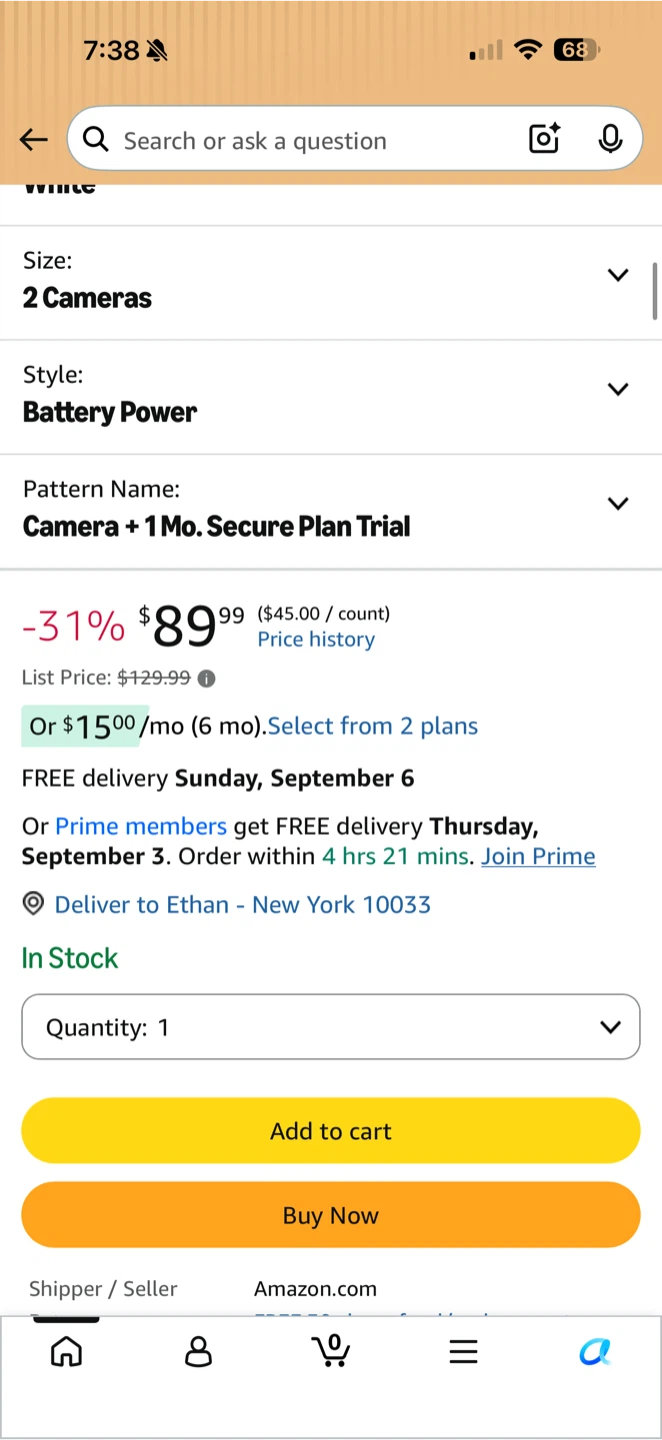 Arlo Essential 3rd Gen 2K Security Camera 2-Pack - photo 2