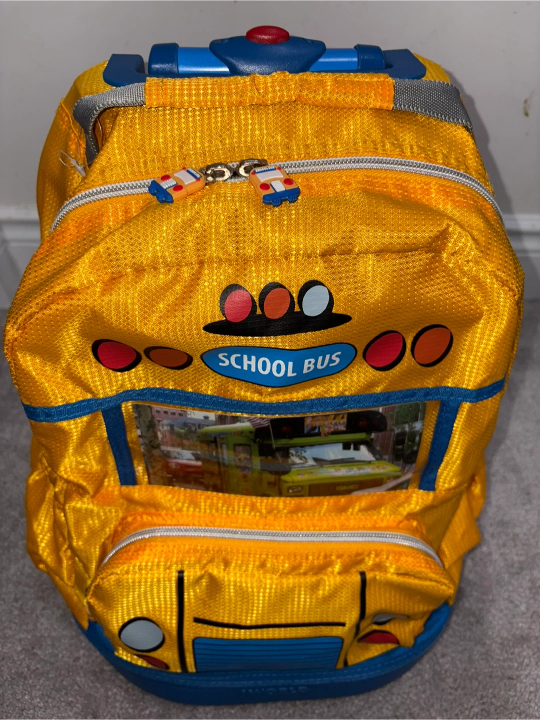 NEW! J World School Bus Rolling Backpack - photo 5