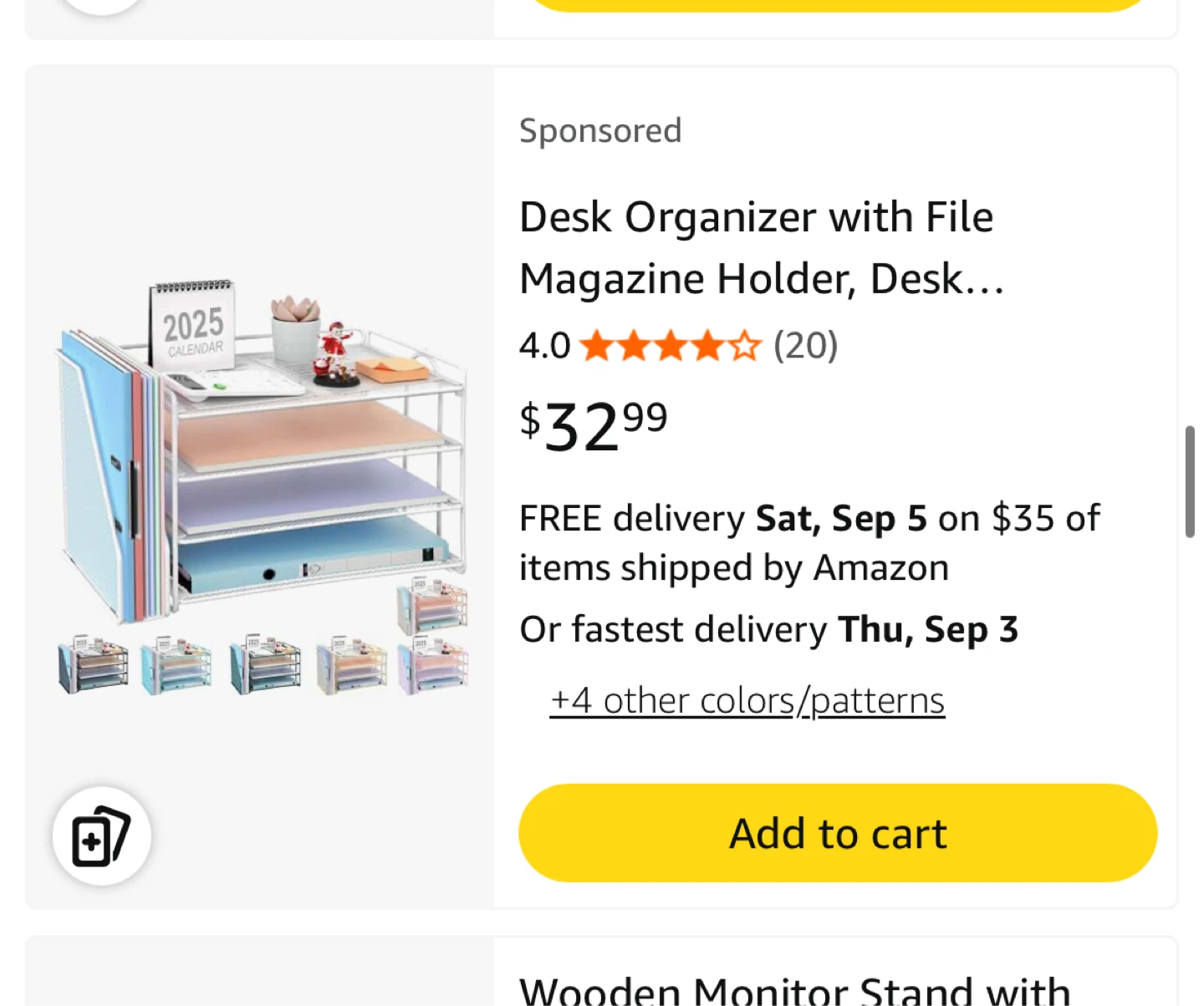 Desk Organizer with Drawer