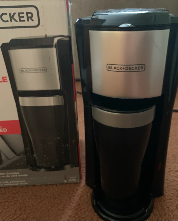 Single Black and Deck Coffee Maker.