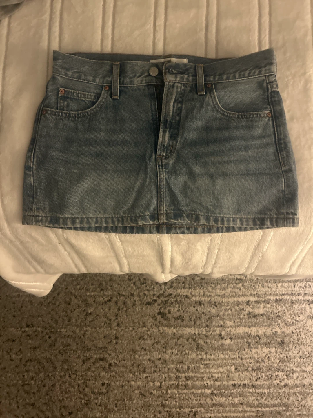 Aritzia Denim Mini Skirt