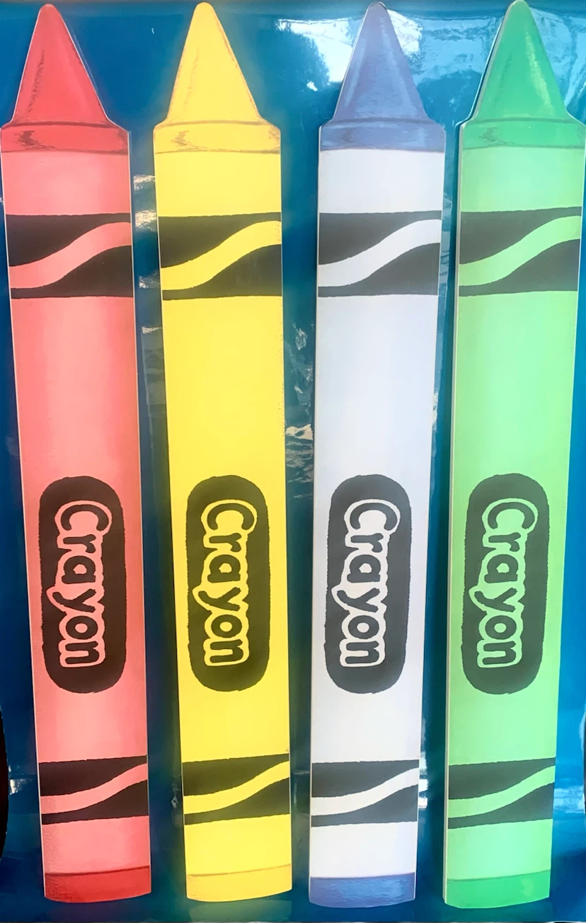 🌈 Crayon Wall Decor