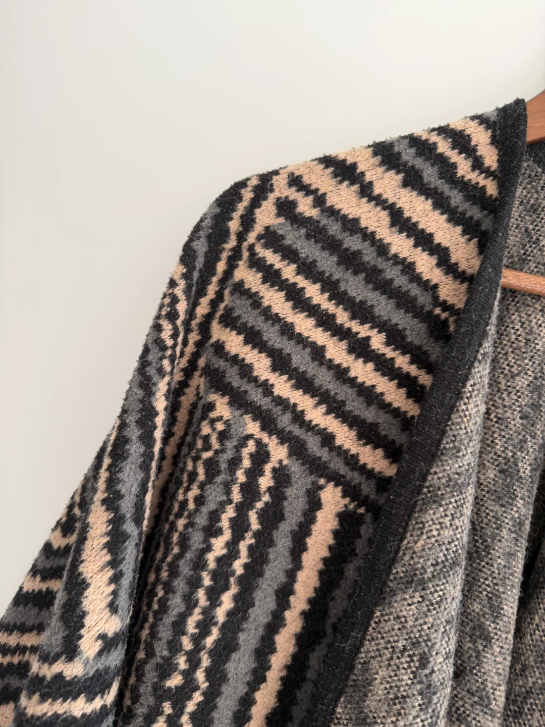 Geometric Print Open-Front Poncho Wrap ( Cape Shawl) - photo 4