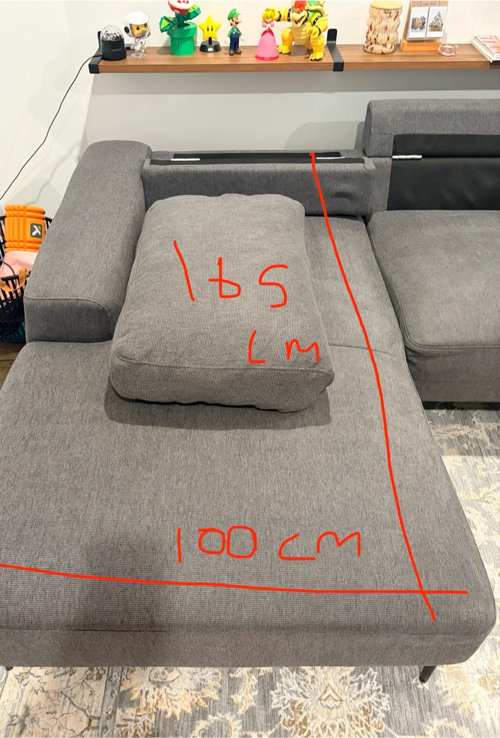 Grey Sectional Sofa - photo 4