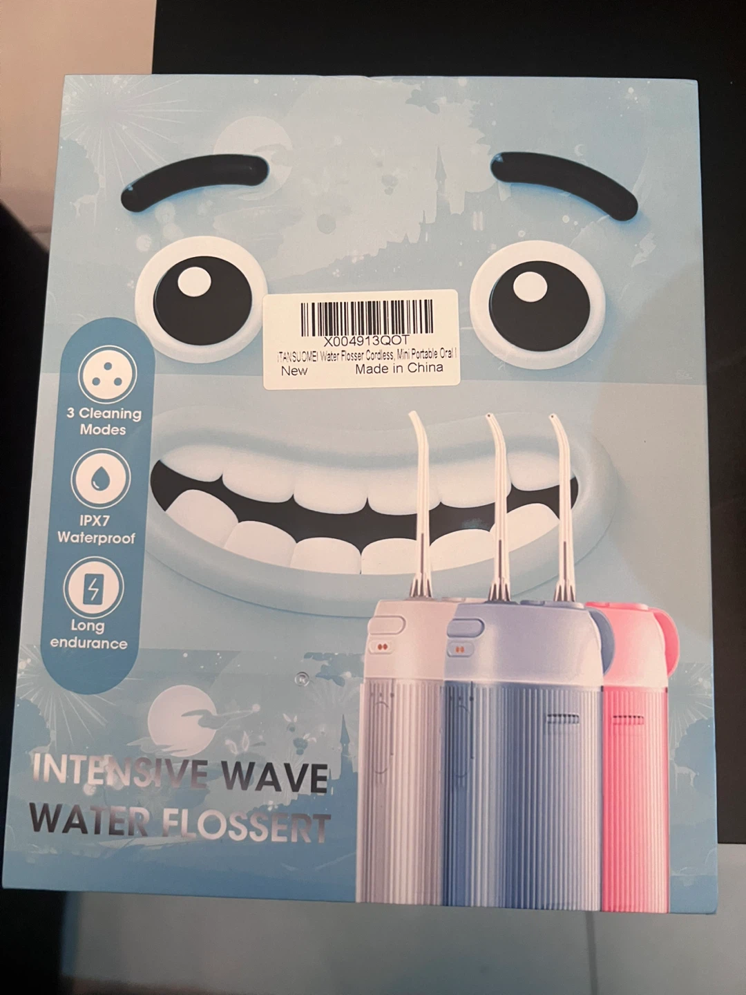 INTENSIVE WAVE Water Flosser Cordless (Brand new open box)