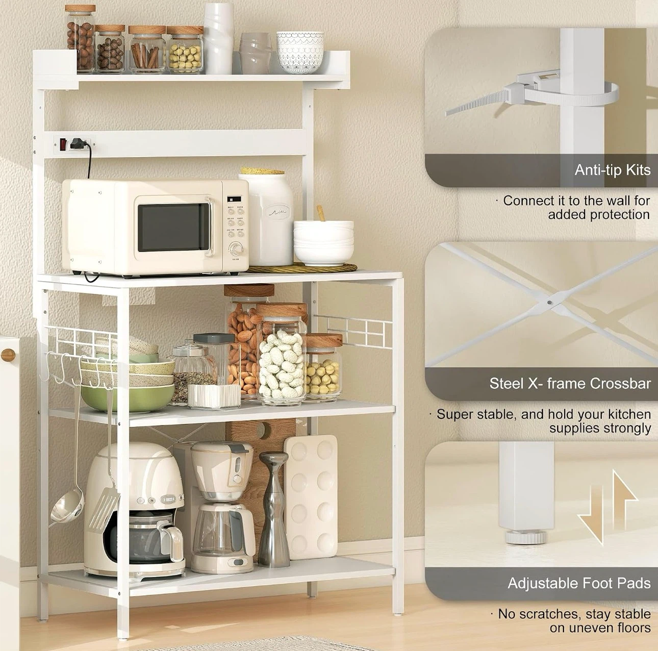 Kitchen Baker's Rack with Power outlet(BRAND NEW IN BOX) - photo 2
