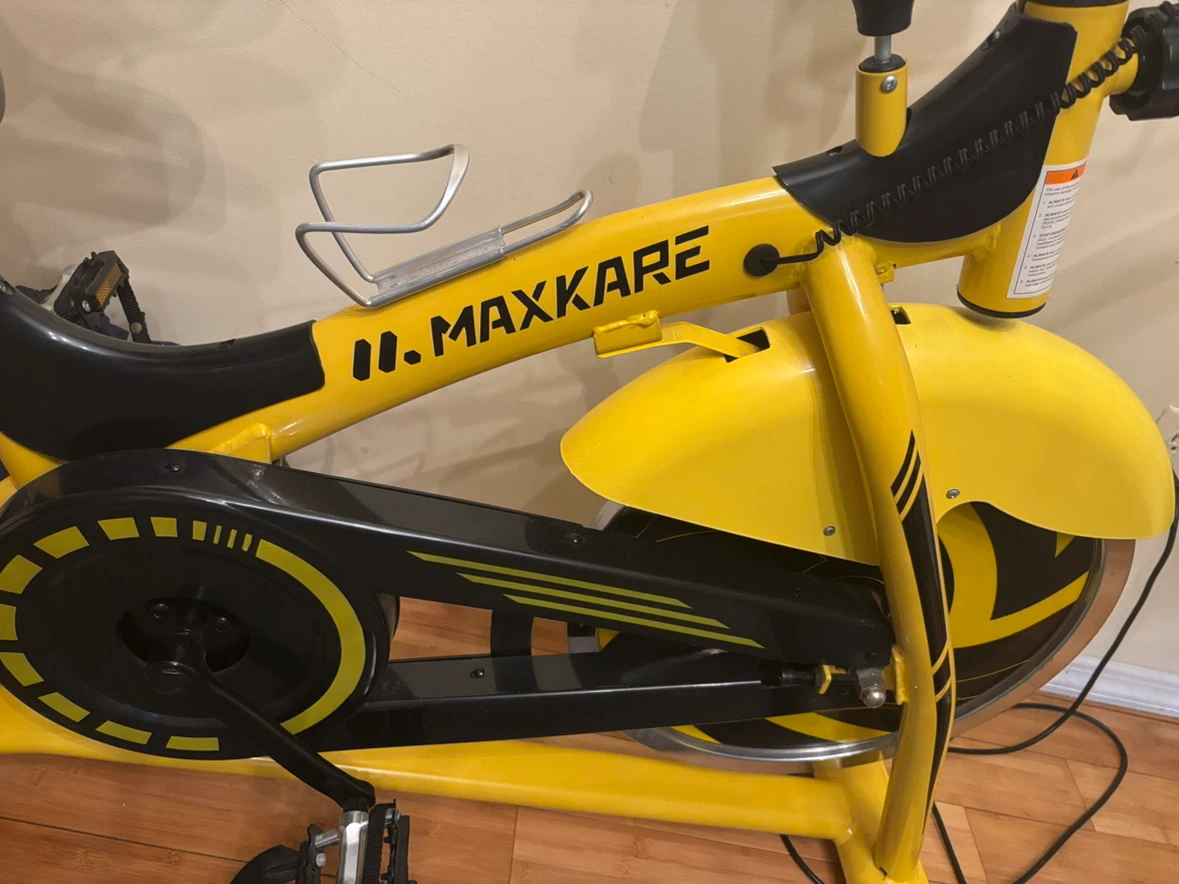 MAXKARE Yellow Spin Bike