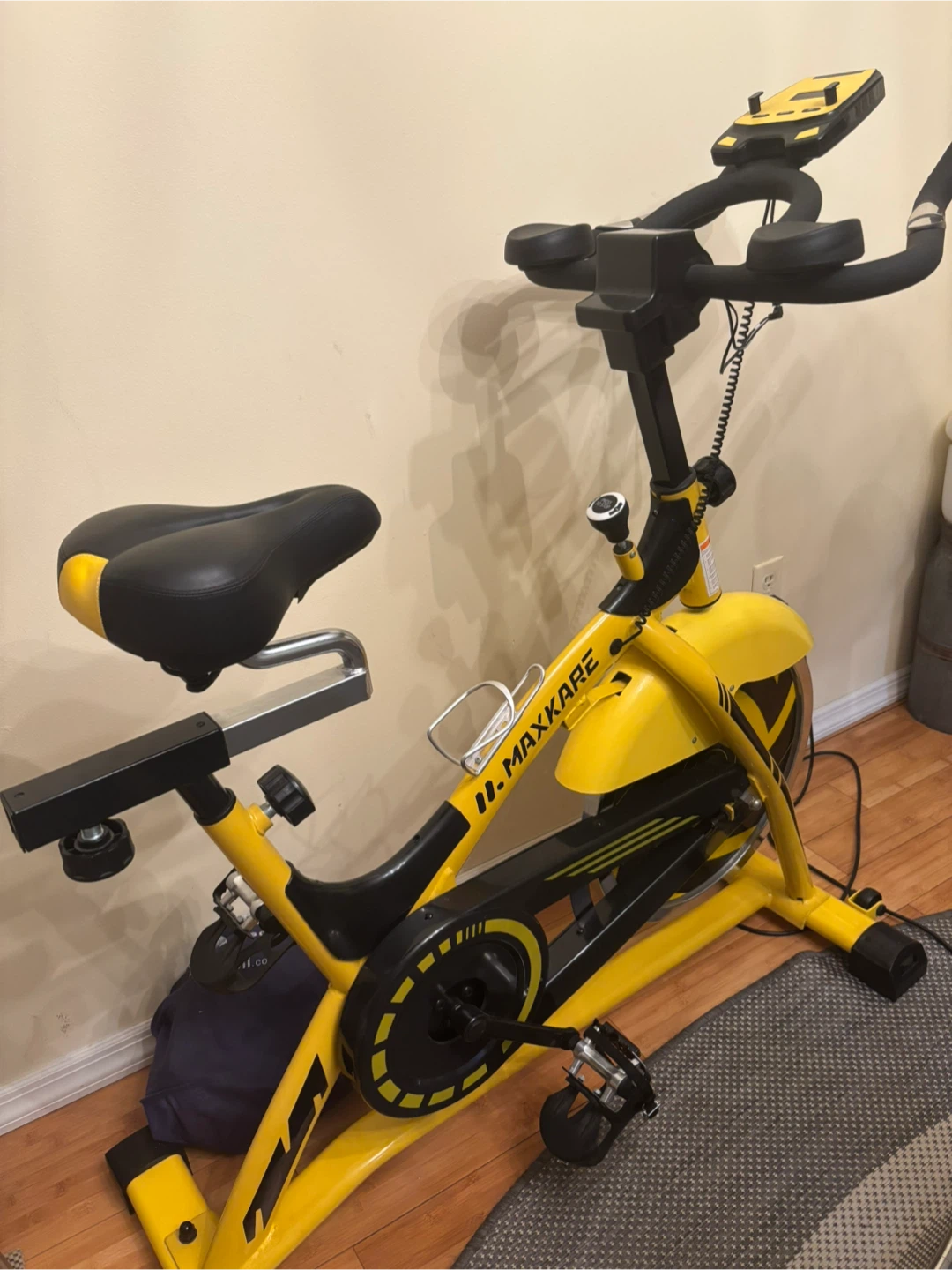 MAXKARE Yellow Spin Bike - photo 3