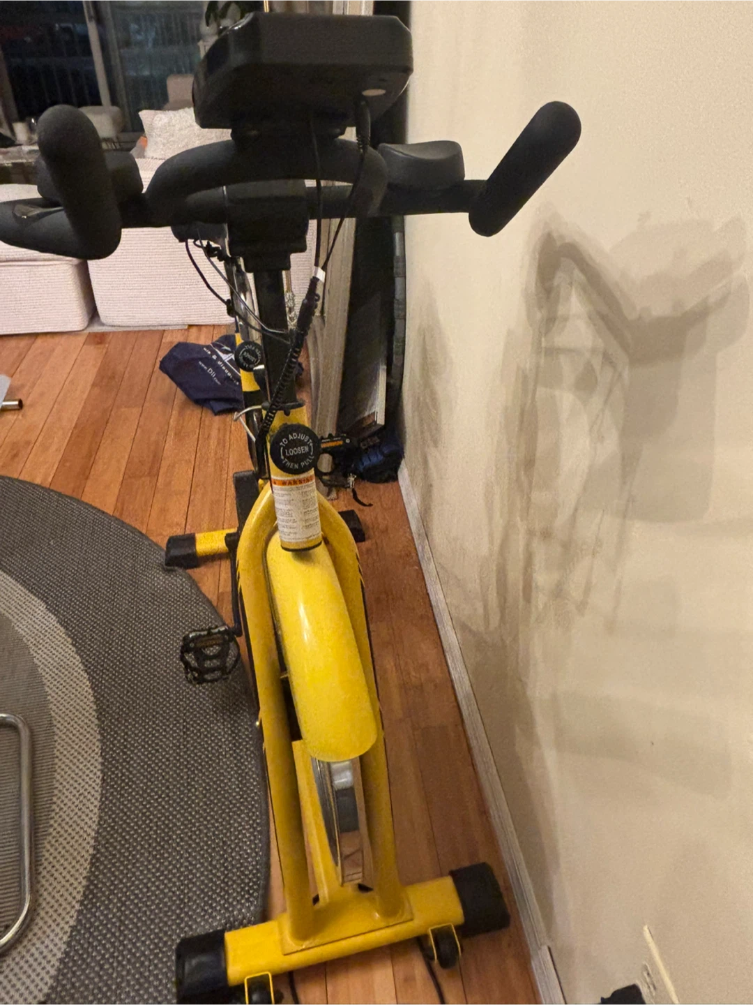 MAXKARE Yellow Spin Bike - photo 4