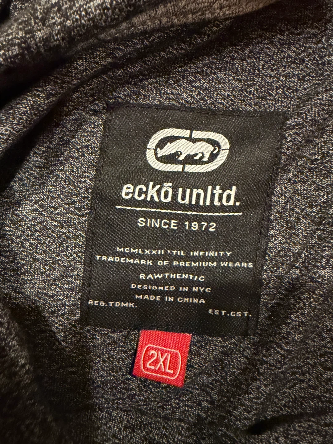 Ecko Unltd. Charcoal Grey Hoodie Short sleeve - photo 3