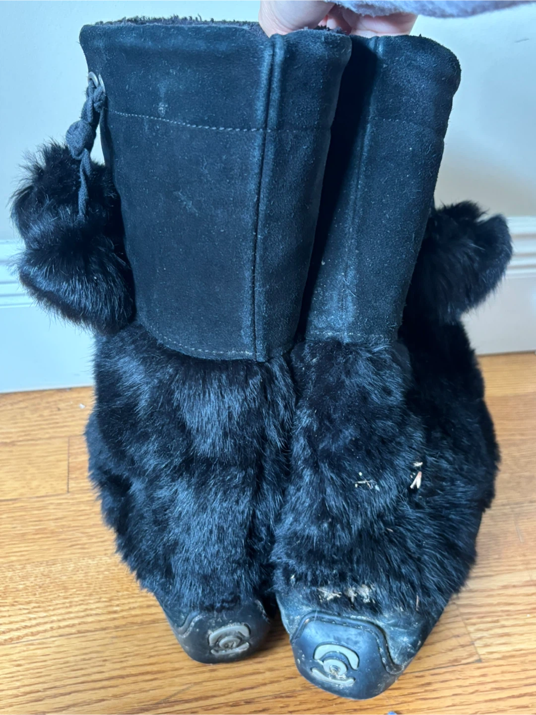 Moccasin boots size 7 - photo 2