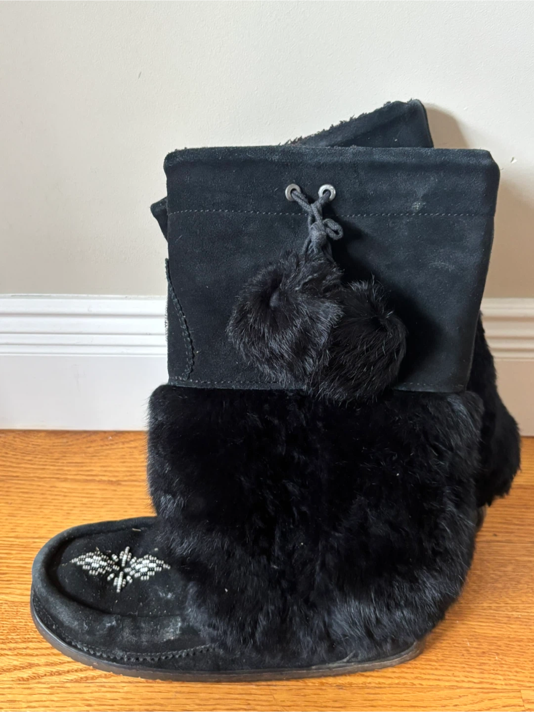 Moccasin boots size 7 - photo 3