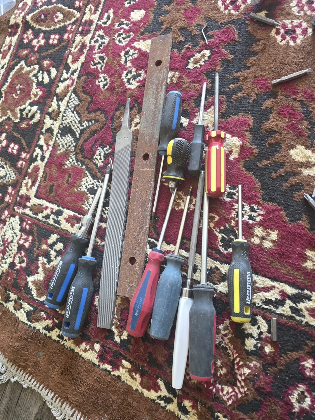 Mastercraft Screwdrivers and File Set