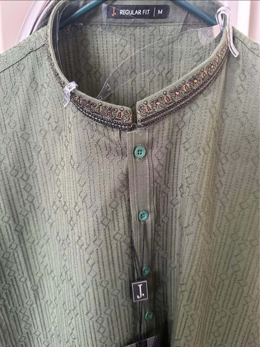 J. Regular Fit Men's Kurta