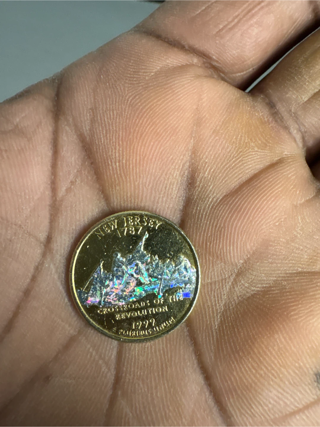 New Jersey "Crossroads of the Revolution" Quarter - 1999 - photo 2