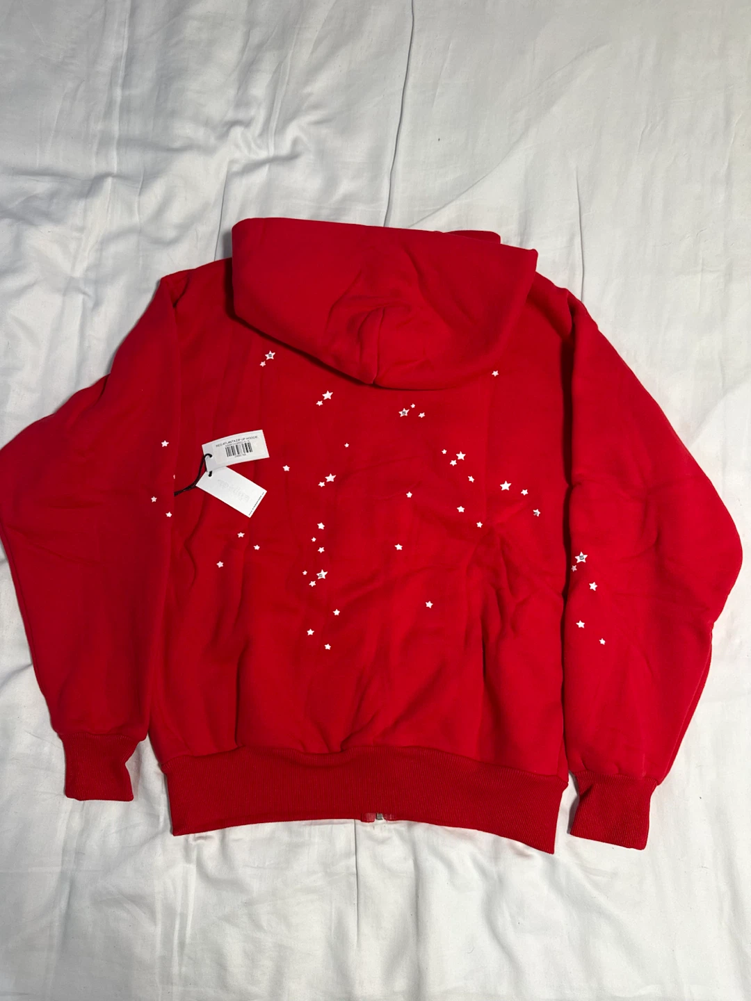 SPIDER "Atlanta" Red Zip-Up Hoodie - photo 3