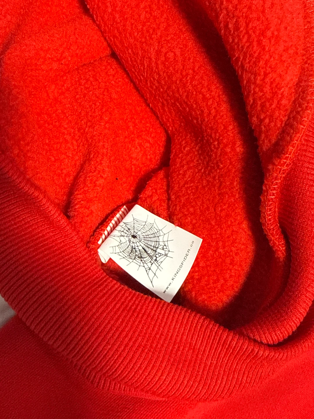 SPIDER "Atlanta" Red Zip-Up Hoodie - photo 5