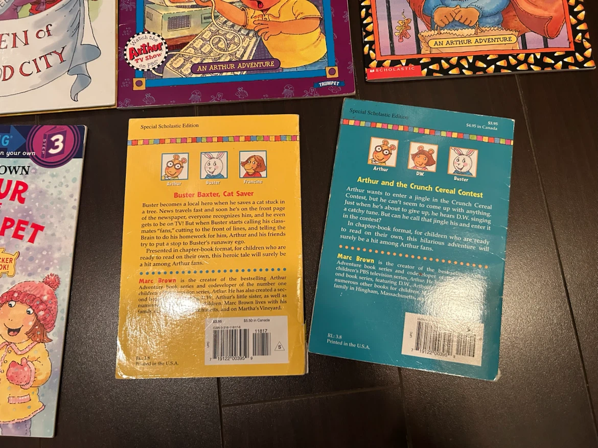 Set of 6 Marc Brown Arthur Children's Books - photo 3