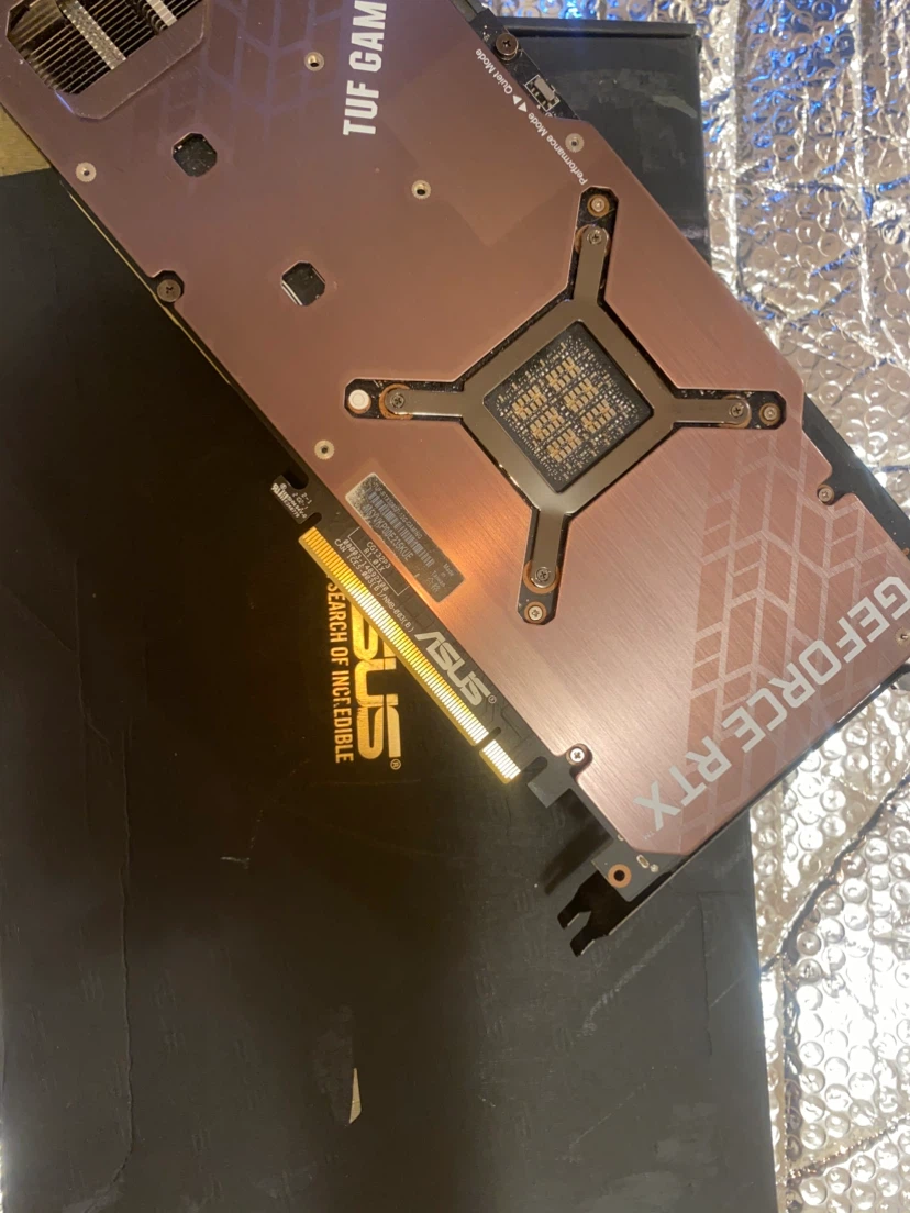 Rtx 3080 ti ASUS TUF 12 GB + 1 8GB STICK DDR5 RAM - photo 3