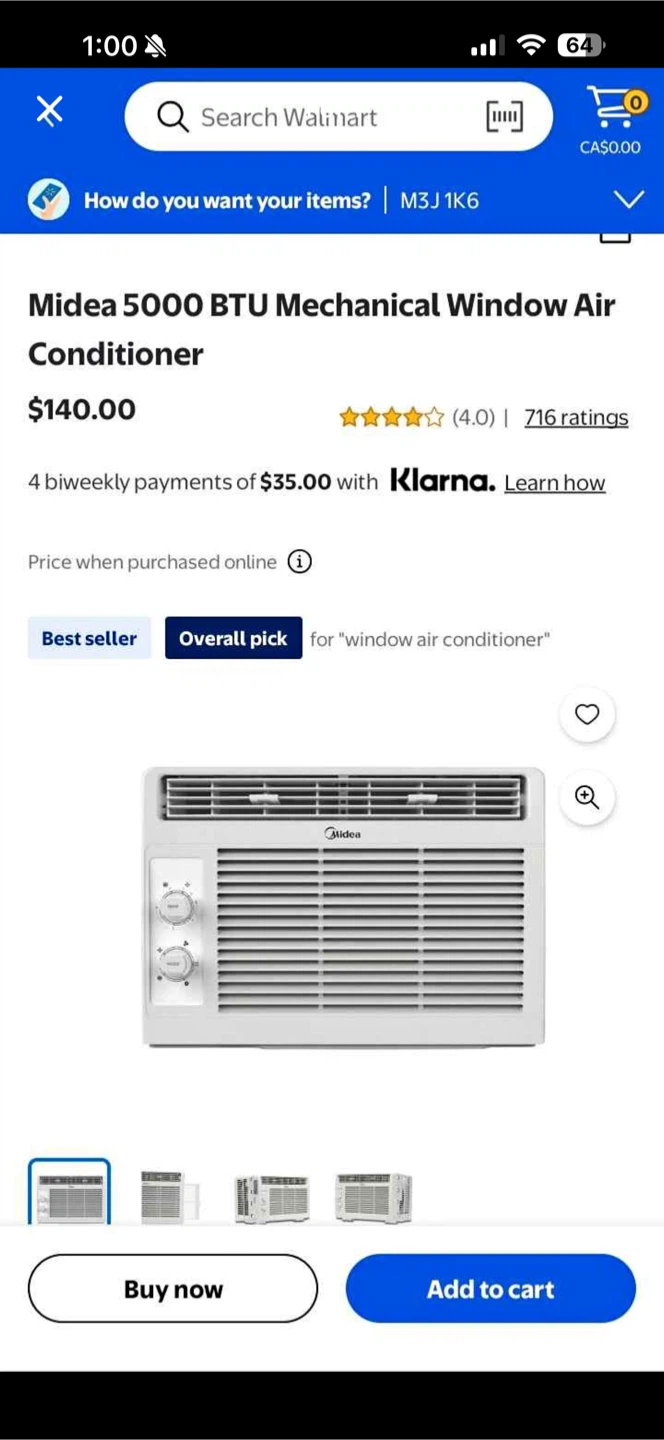 Media 5000 BTU Air Conditioner