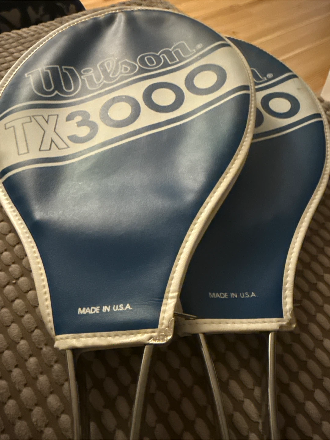 Pair of Vintage Wilson TX3000 Racquets