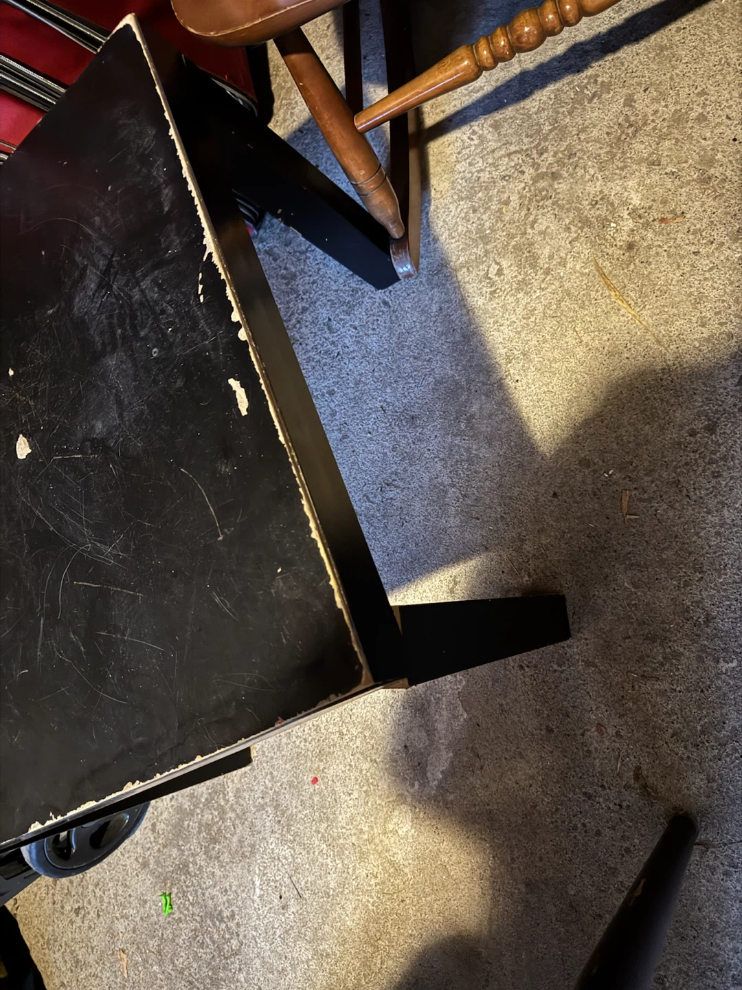 Black Square Side Table - photo 2