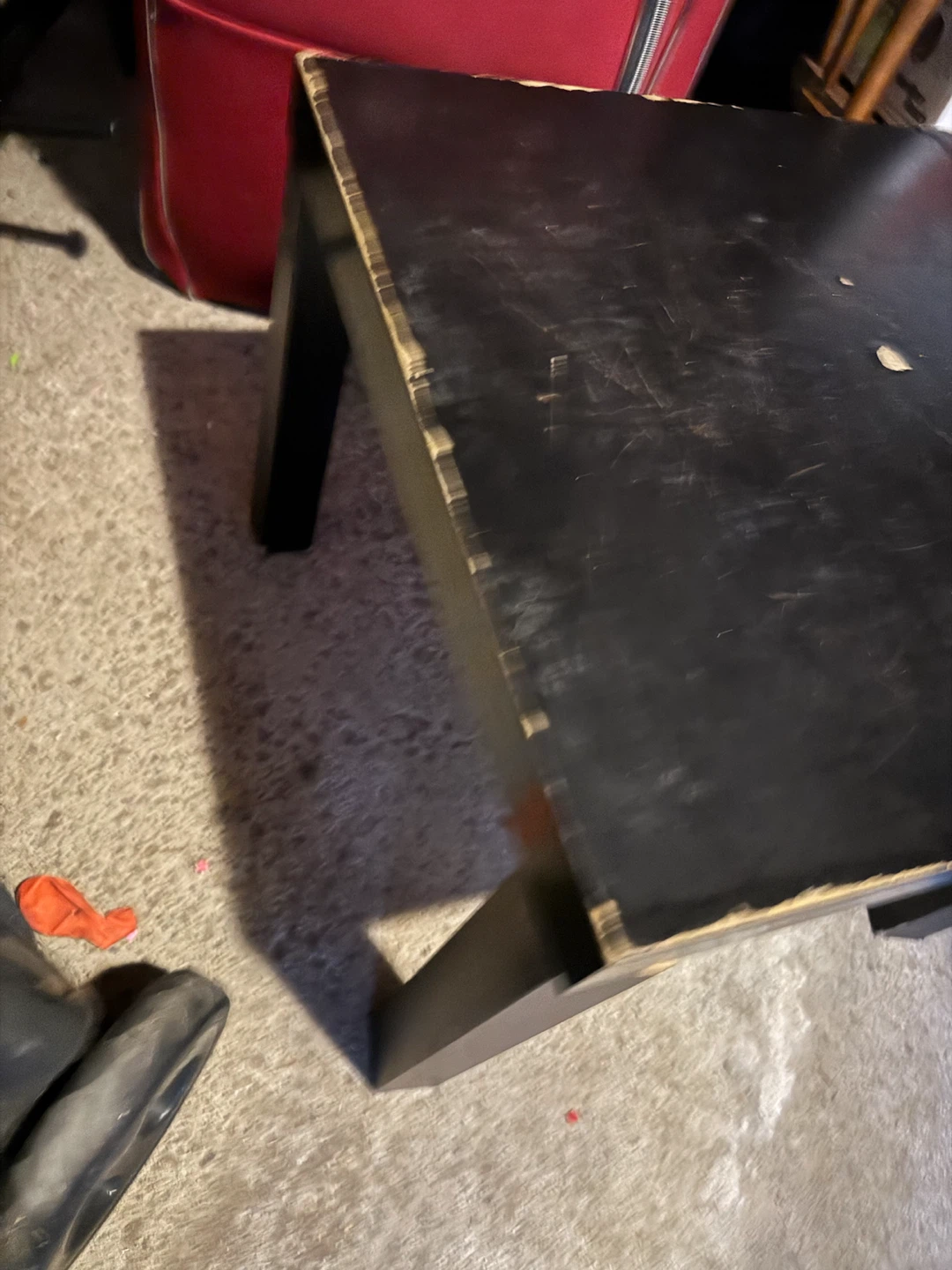 Black Square Side Table - photo 3