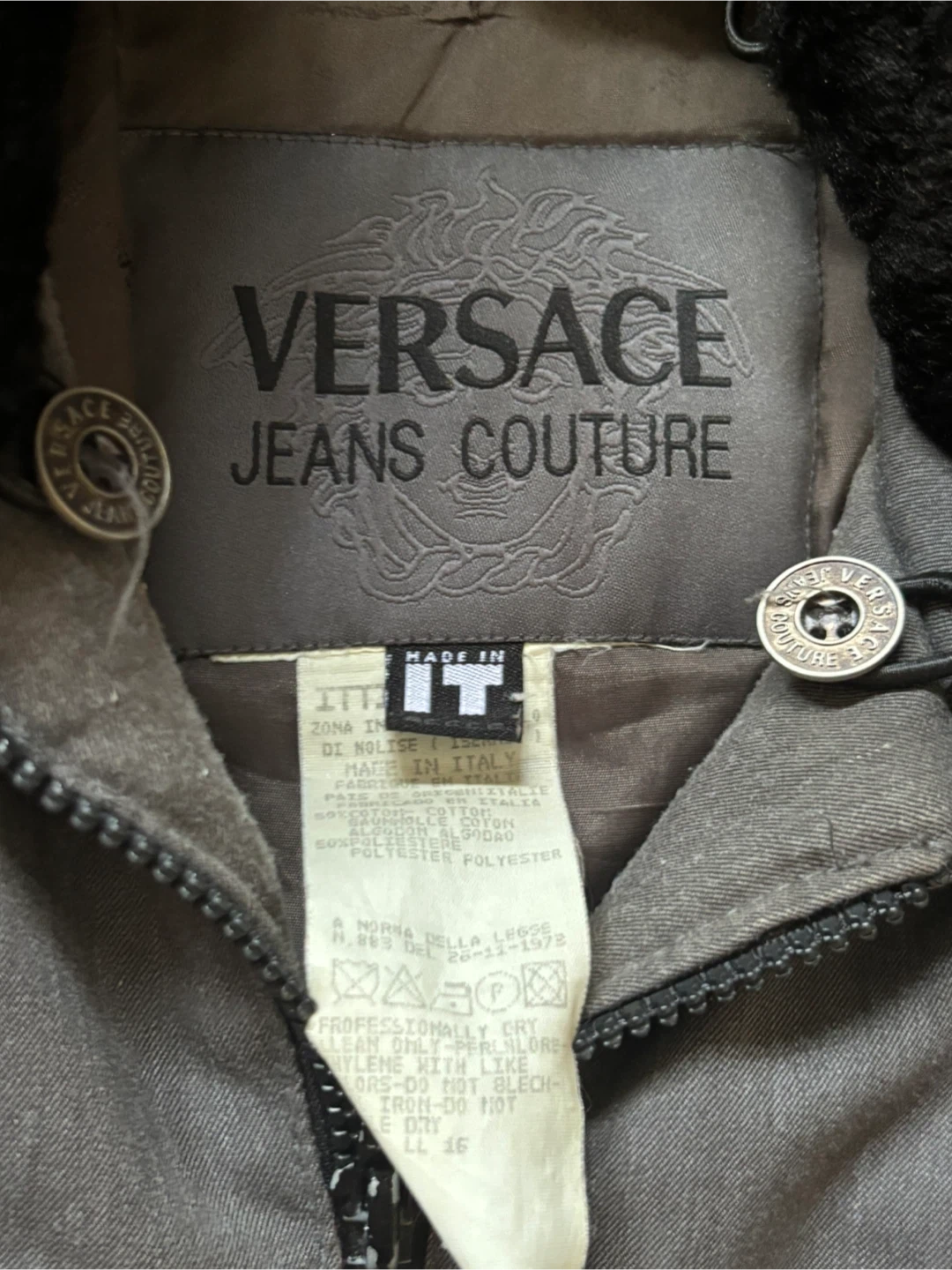 Versace jeans couture men’s coat size L - photo 3