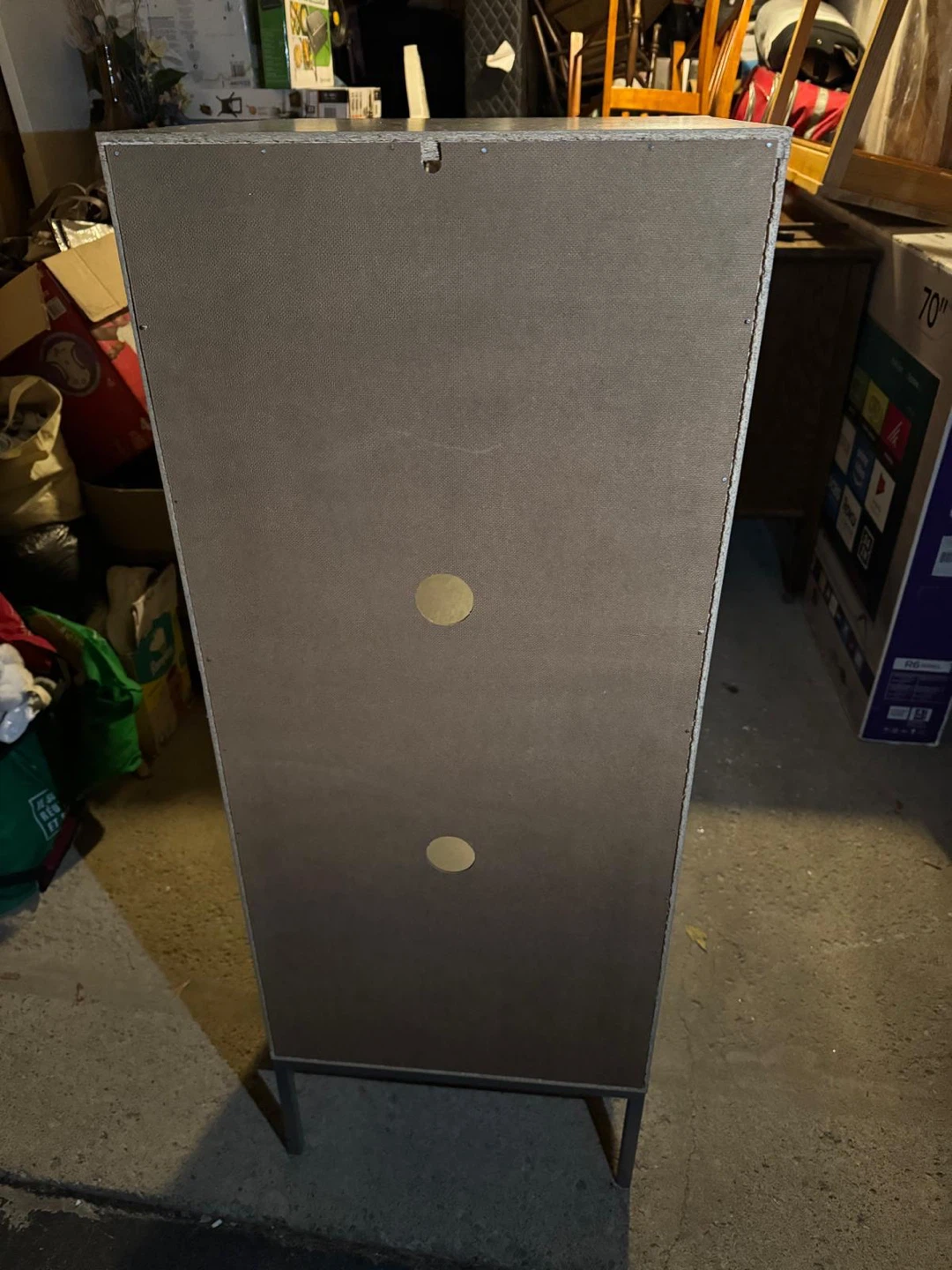 Black 4-Shelf Storage Unit - photo 2