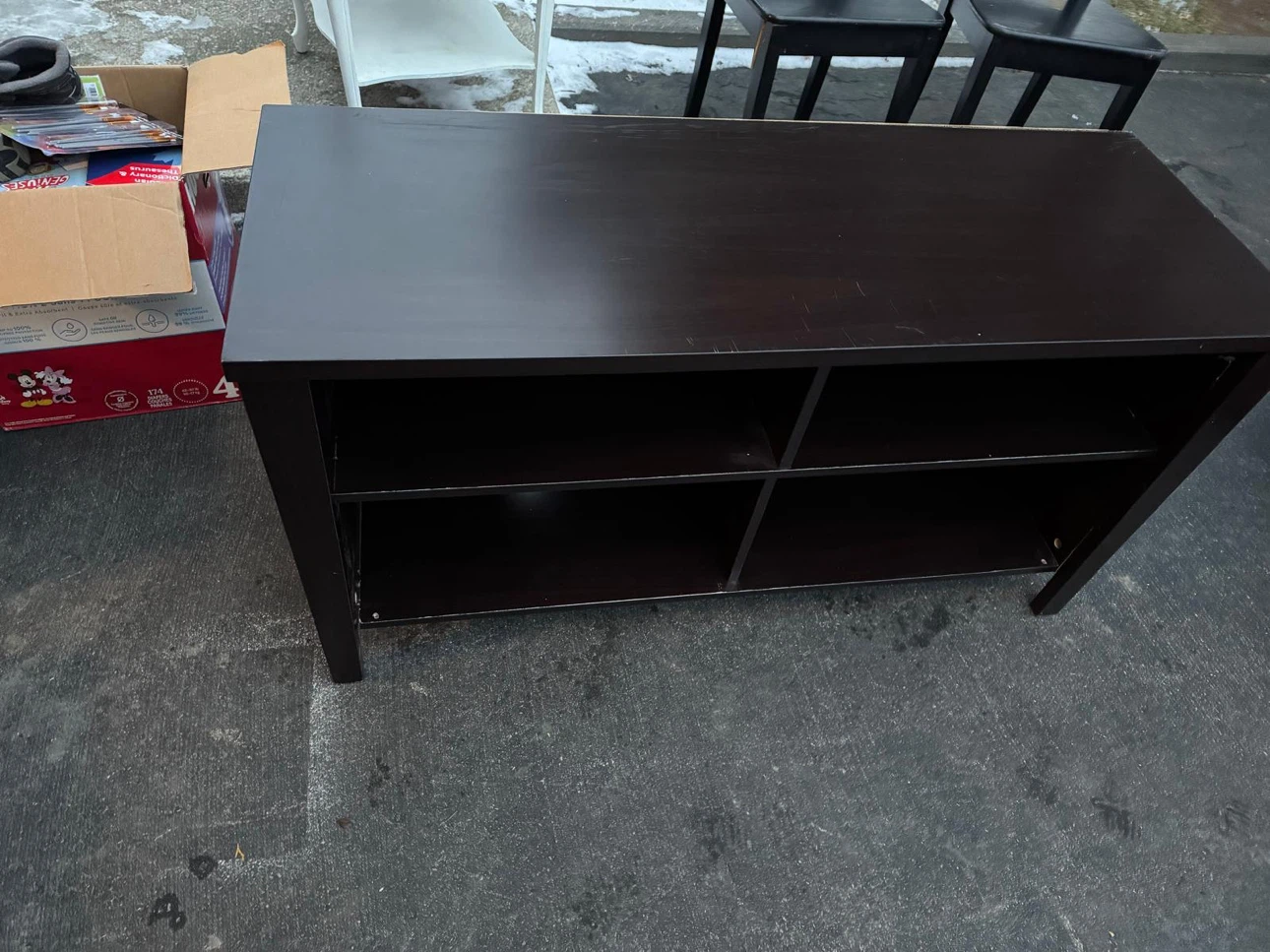 Dark Brown Media Console