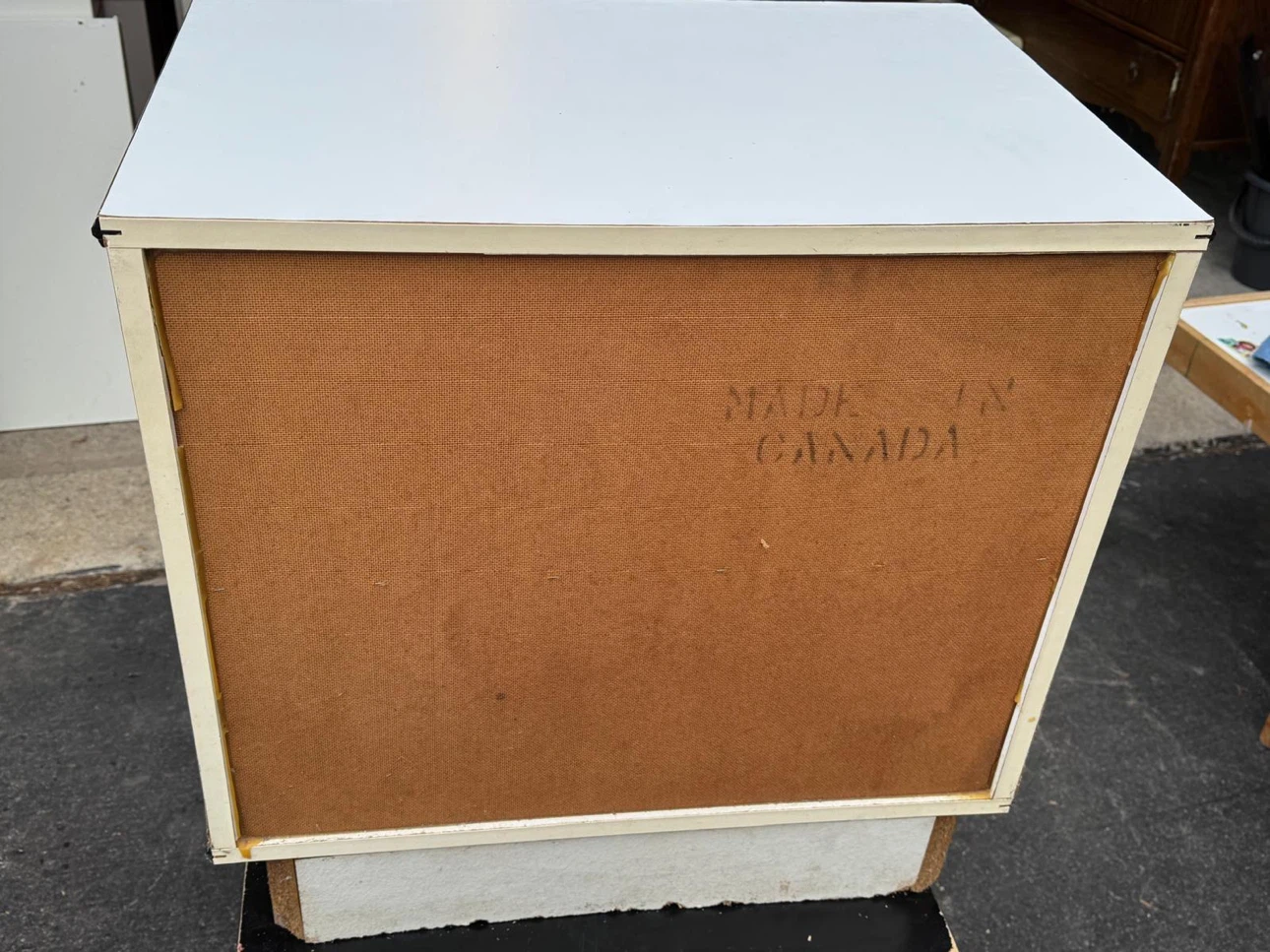 Small Two-Door Cabinet with Gold Trim - photo 3