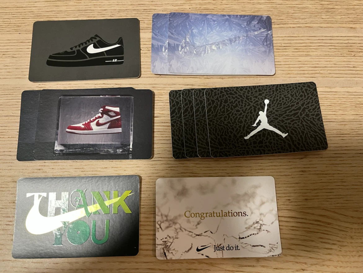 Nike Gift Card Bundle – $55 Total Value