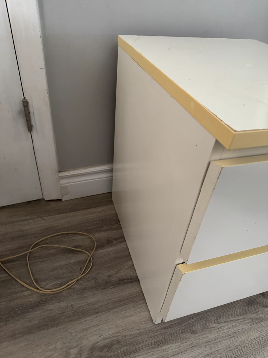 I have twi White 2-Drawer Filing Cabinet