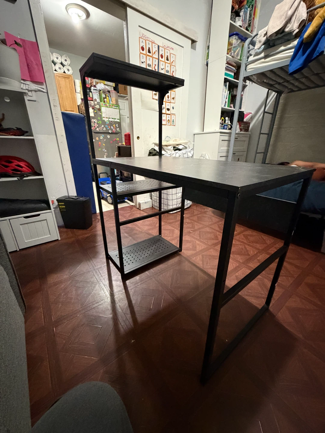 Modern Study Desk with Shelving - photo 2