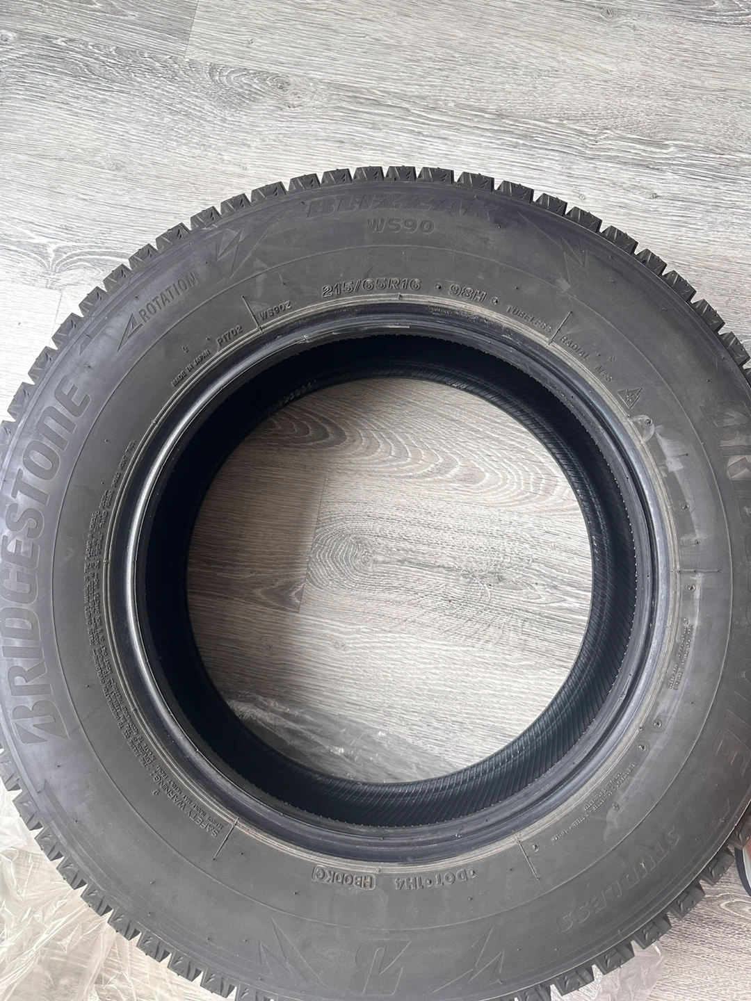 Winter tires- Bridgestone Blizzak- 4 Tires - photo 2