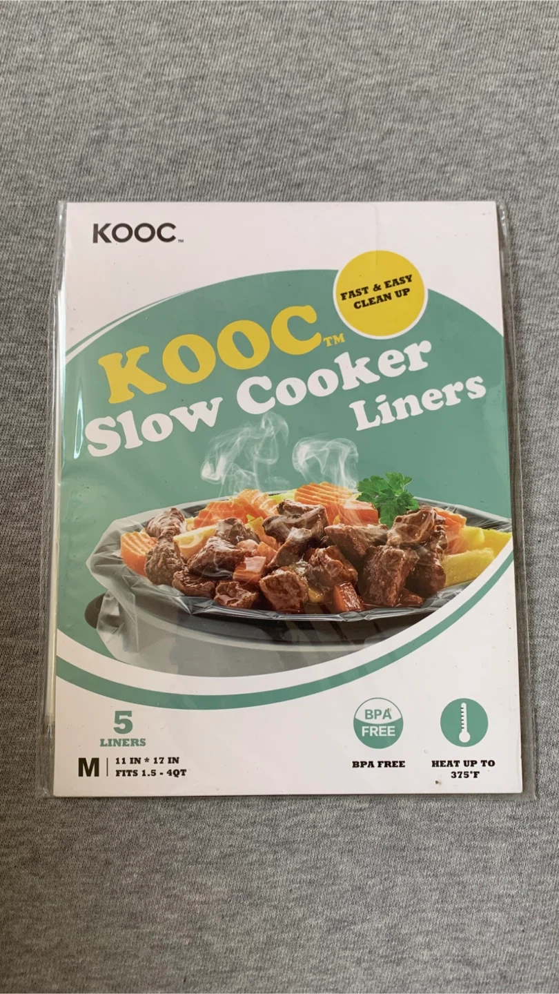 KOOC 4QT Red Slow Cooker + 5 liners - Brand New In Box - photo 4