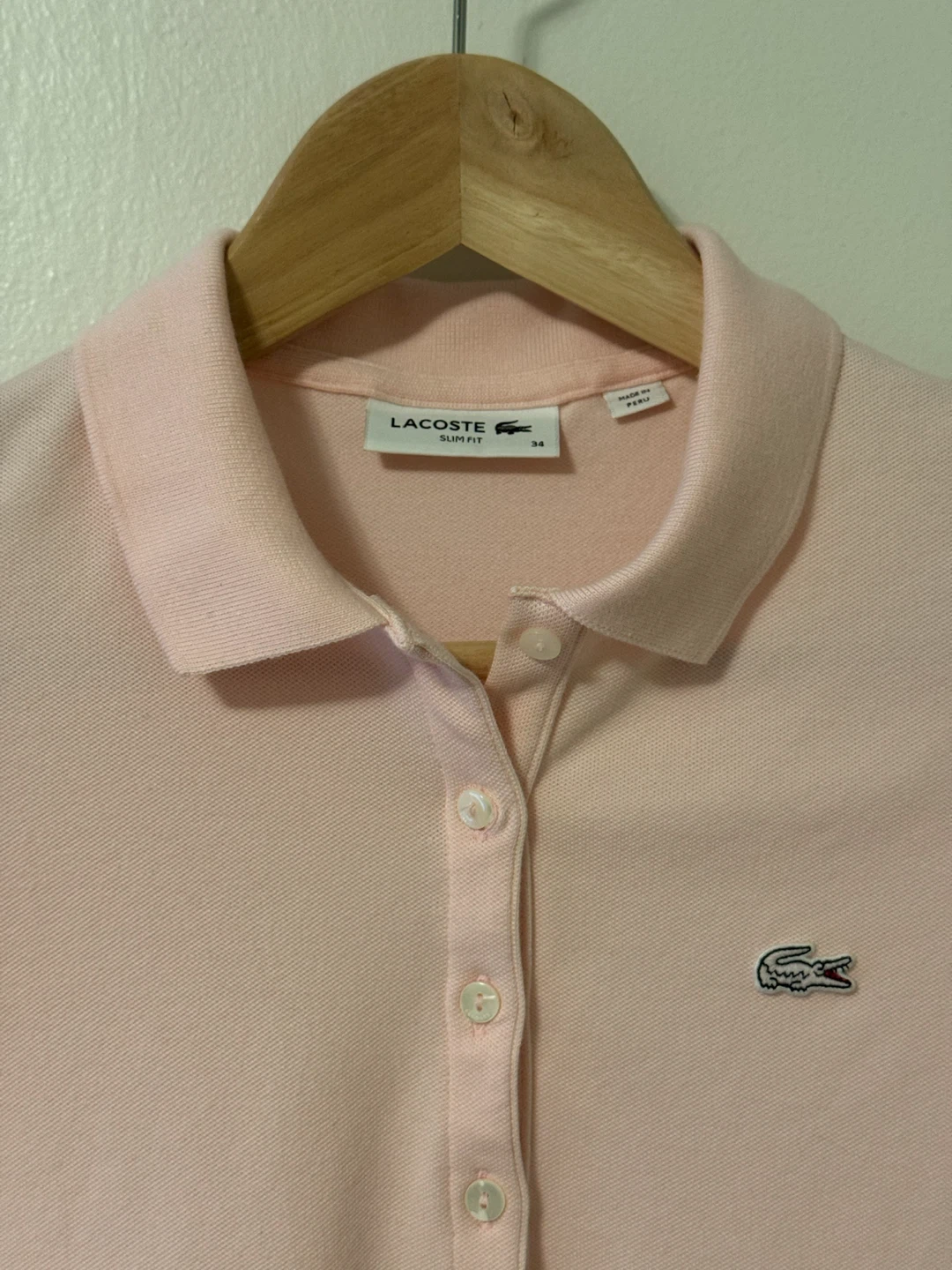 Lacoste Slim Fit Polo Shirt - Pink - photo 2