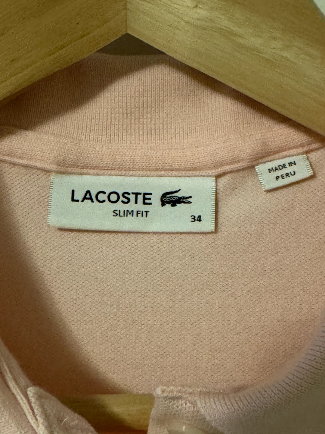 Lacoste Slim Fit Polo Shirt - Pink - photo 3
