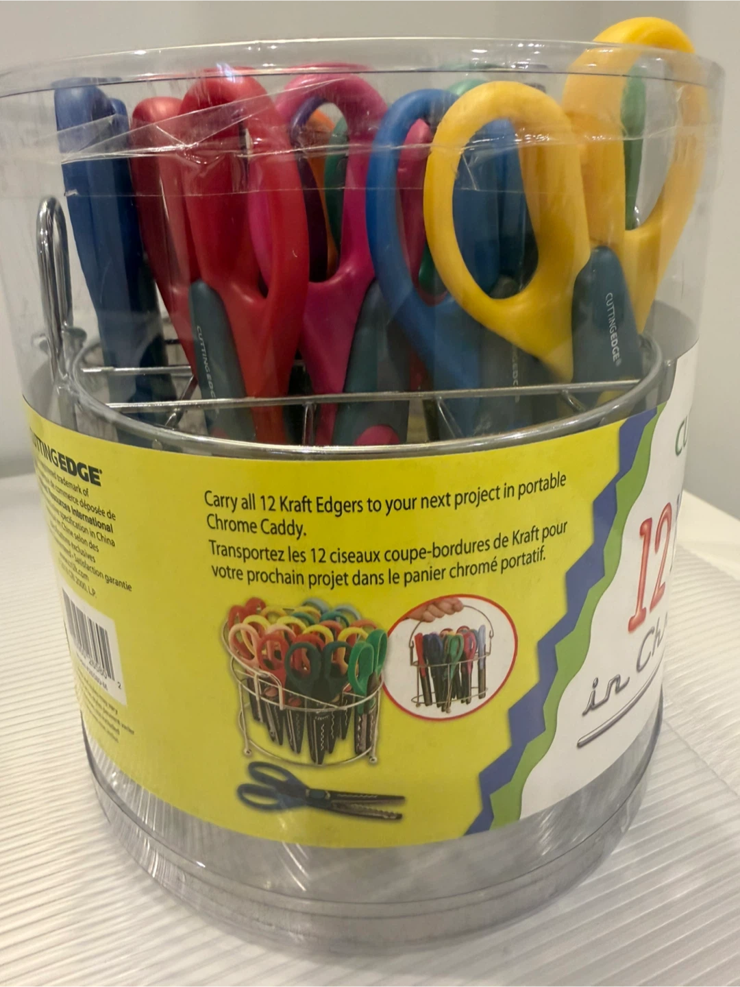 CuttingEdge 12 Piece Kraft Edger Scissor Set with Caddy - photo 2