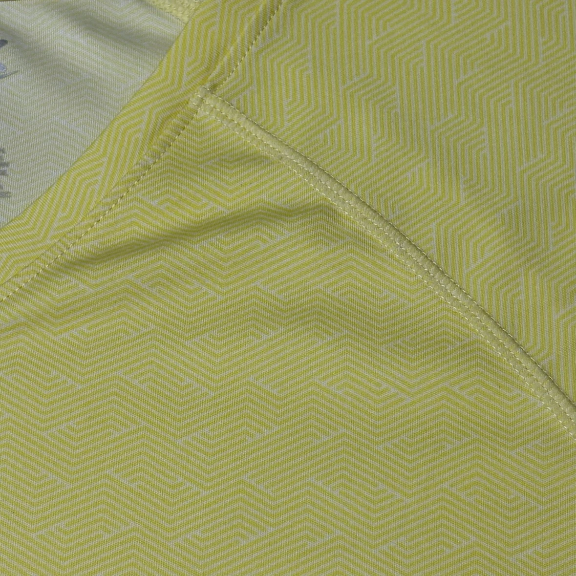 ACX Active Yellow Chevron Geometric Print Athletic T Shirt XL - photo 3