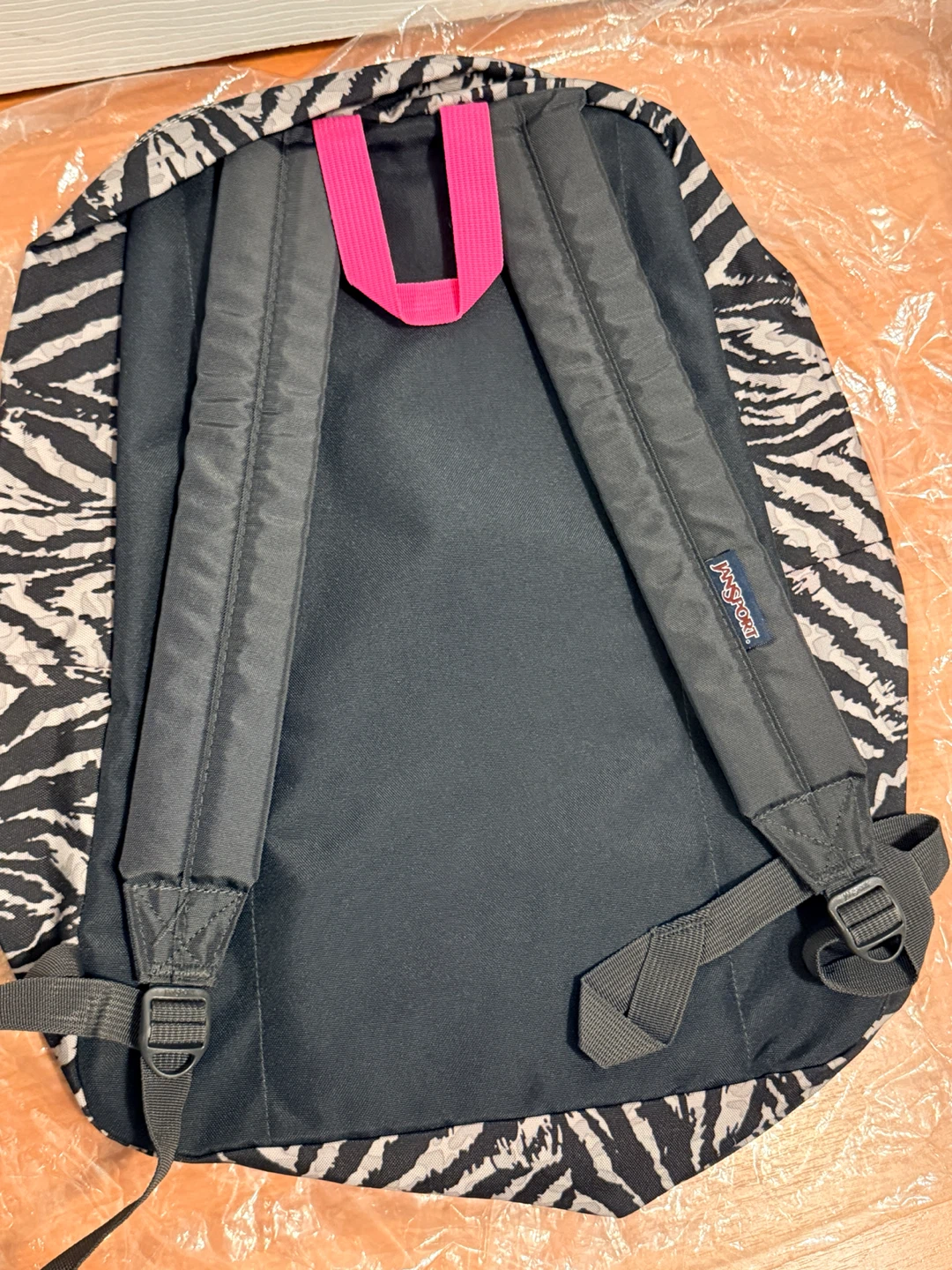 Jansport Superbreak Grytarwildheart Backpack Zebra Print - photo 2