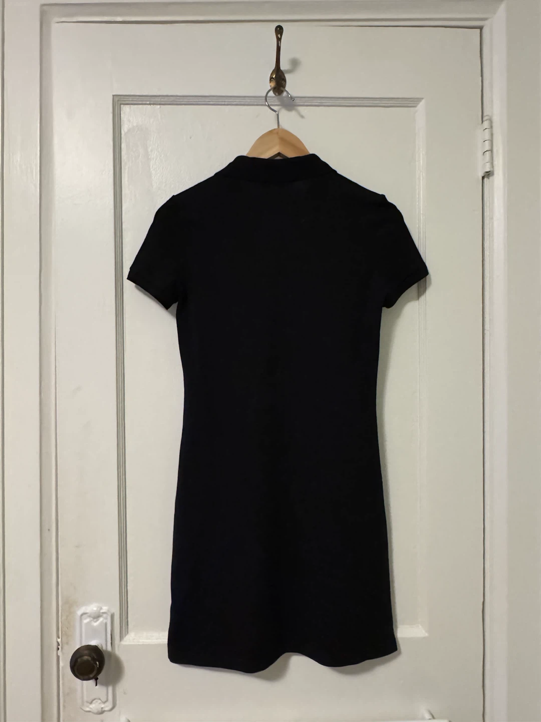 Lacoste Slim Fit Black Polo Dress Size 34 - photo 4