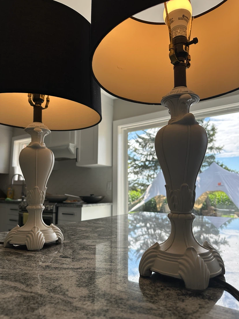 Pair of Vintage-Style Hollywood Regency Lamps (CAN DELIVER) - photo 2