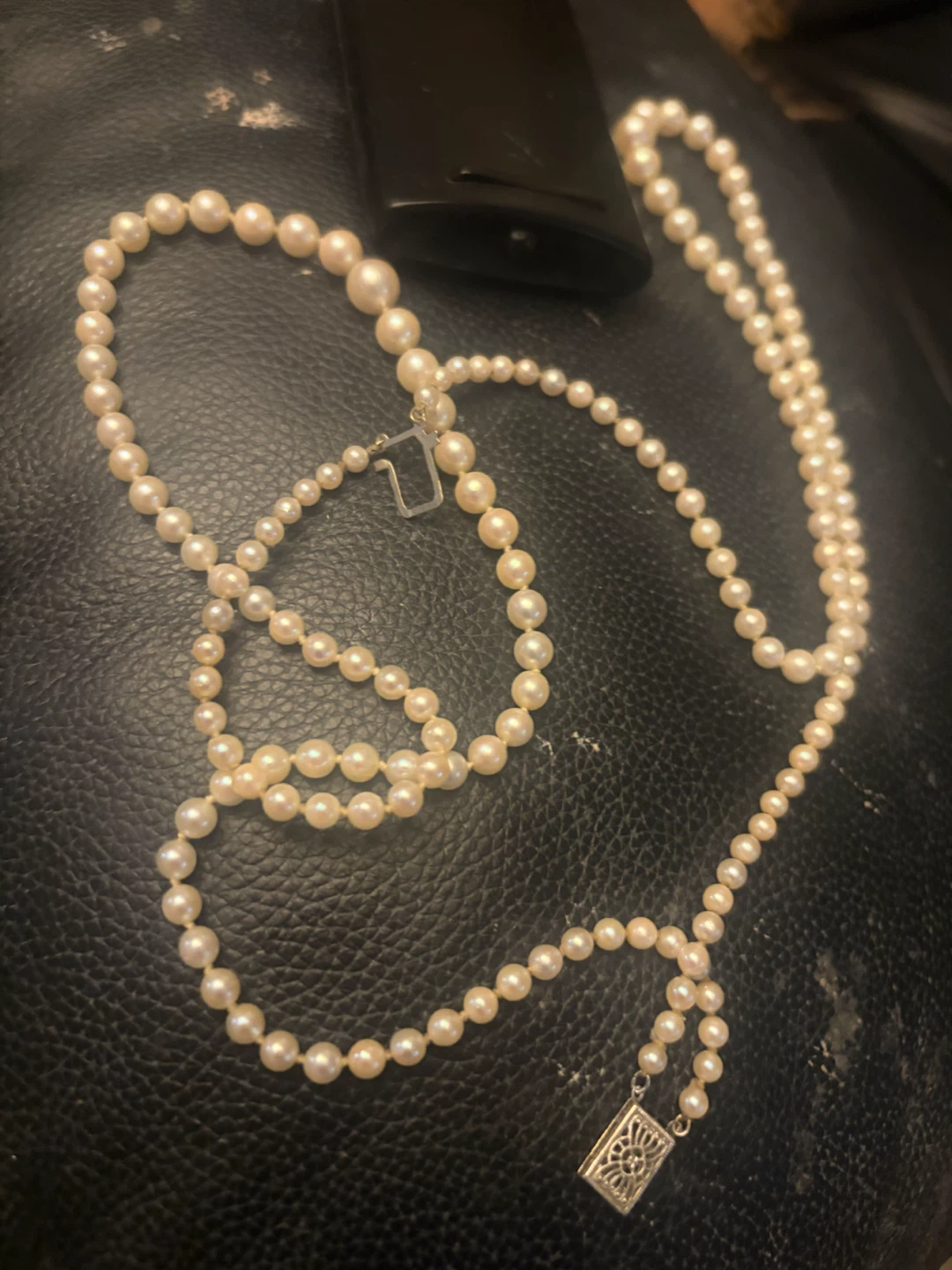 14K Gold Clasp Akoya Pearl Necklace - photo 2