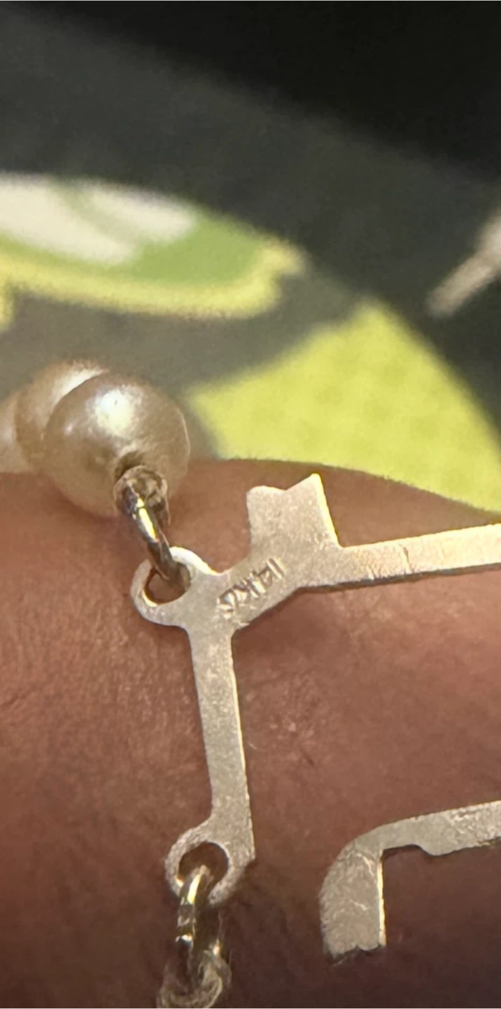 14K Gold Clasp Akoya Pearl Necklace - photo 3