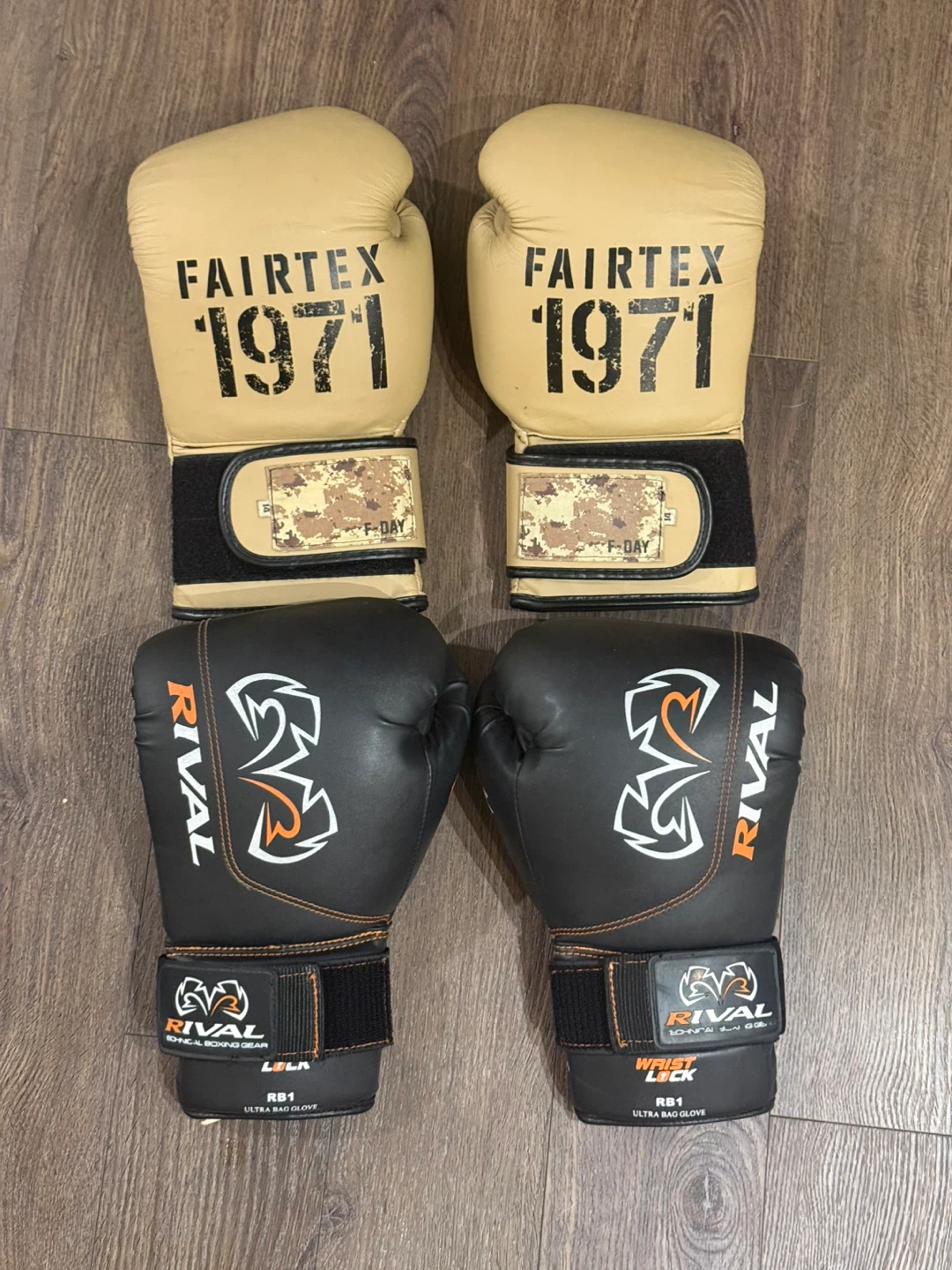 Fairtex 1971 & Rival RB1 Boxing Gloves