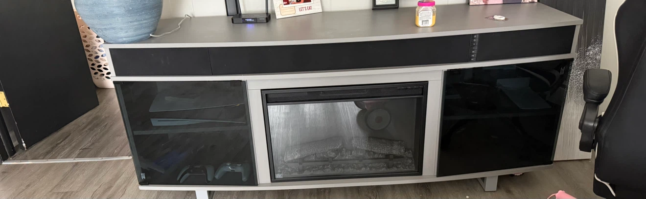 Electric Fireplace TV Stand Media Console