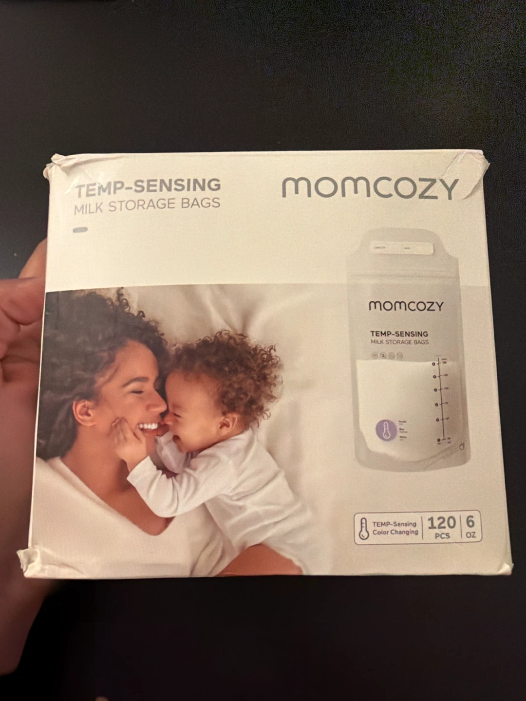 Momcozy Temp-Sensing Milk Storage Bags- 107 count